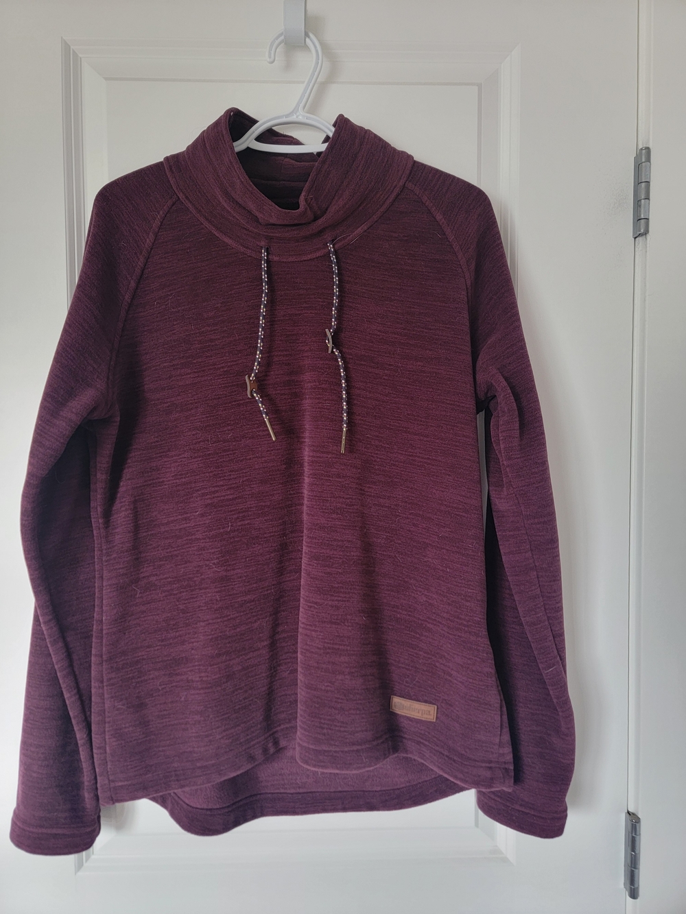 Cozy Funnel Neck Sweater - Plum